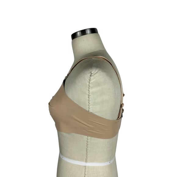 KNIX Tan Nude Gray Evolution Bra Adjustable Reversible Size 3 Wireless - Picture 3 of 6